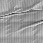 Satin d'Or Housse de couette Satin Satin Rayure Argent