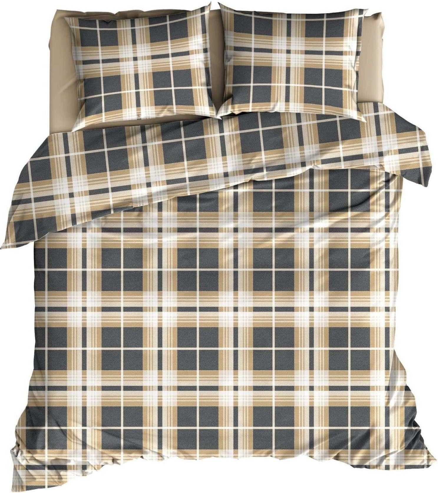 Satin d'Or Dekbedovertrek Dekbedovertrek Satijn Banff Caramel