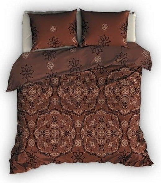 Satin d'Or Dekbedovertrek Dekbedovertrek Satijn Burletto Mokka
