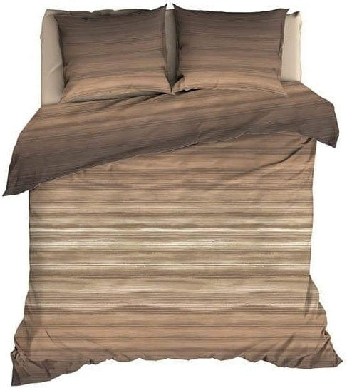 Satin d'Or Dekbedovertrek Dekbedovertrek Satijn Fluvius Caramel