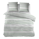 Sleepnight dekbedovertrek flanel Indra groen