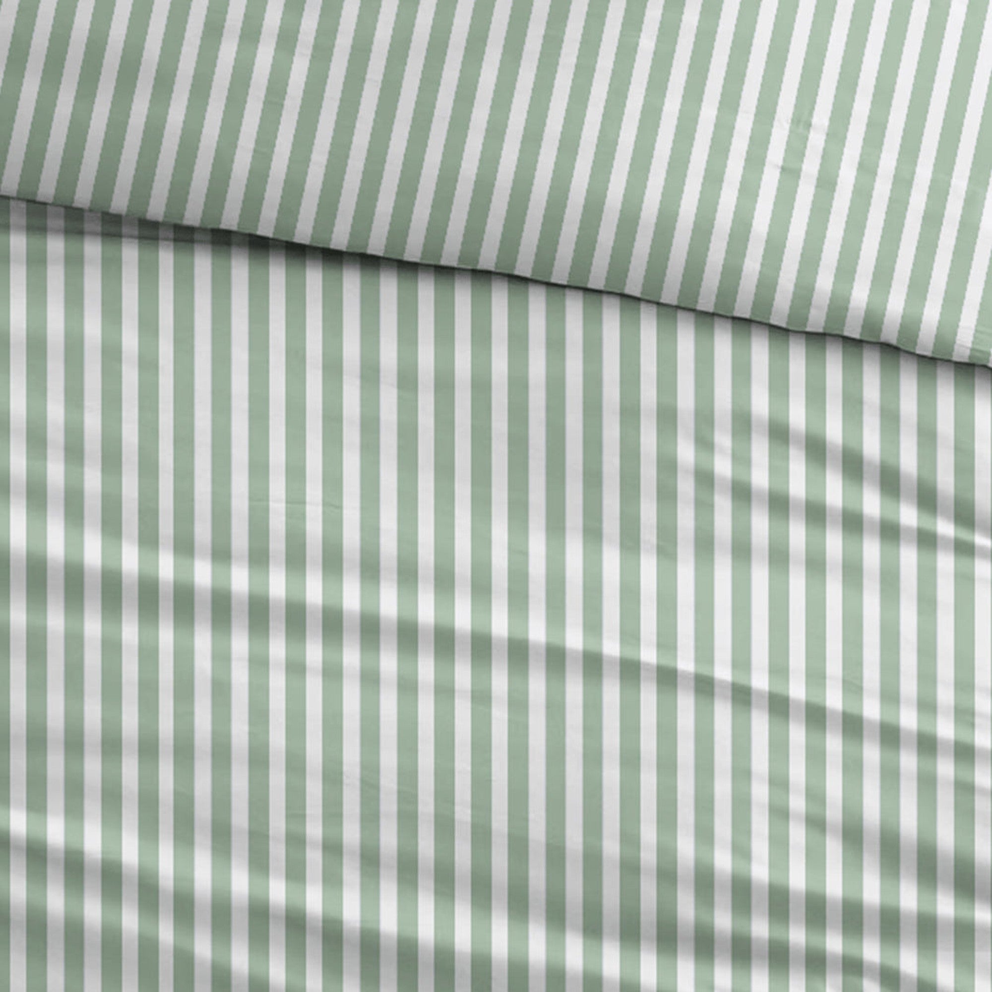 Sleepnight dekbedovertrek flanel Iris groen