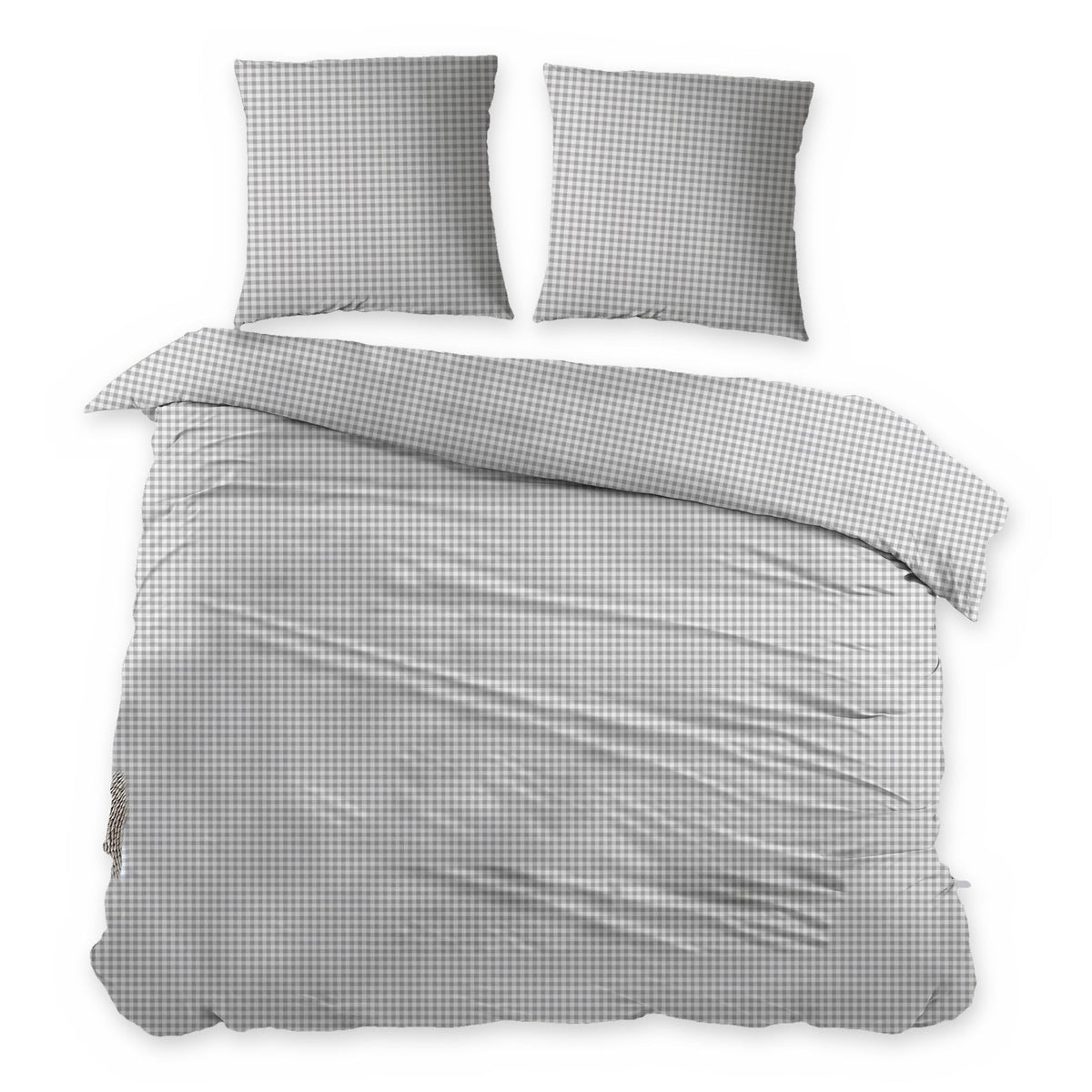 Sleepnight dekbedovertrek flanel Peppa grijs
