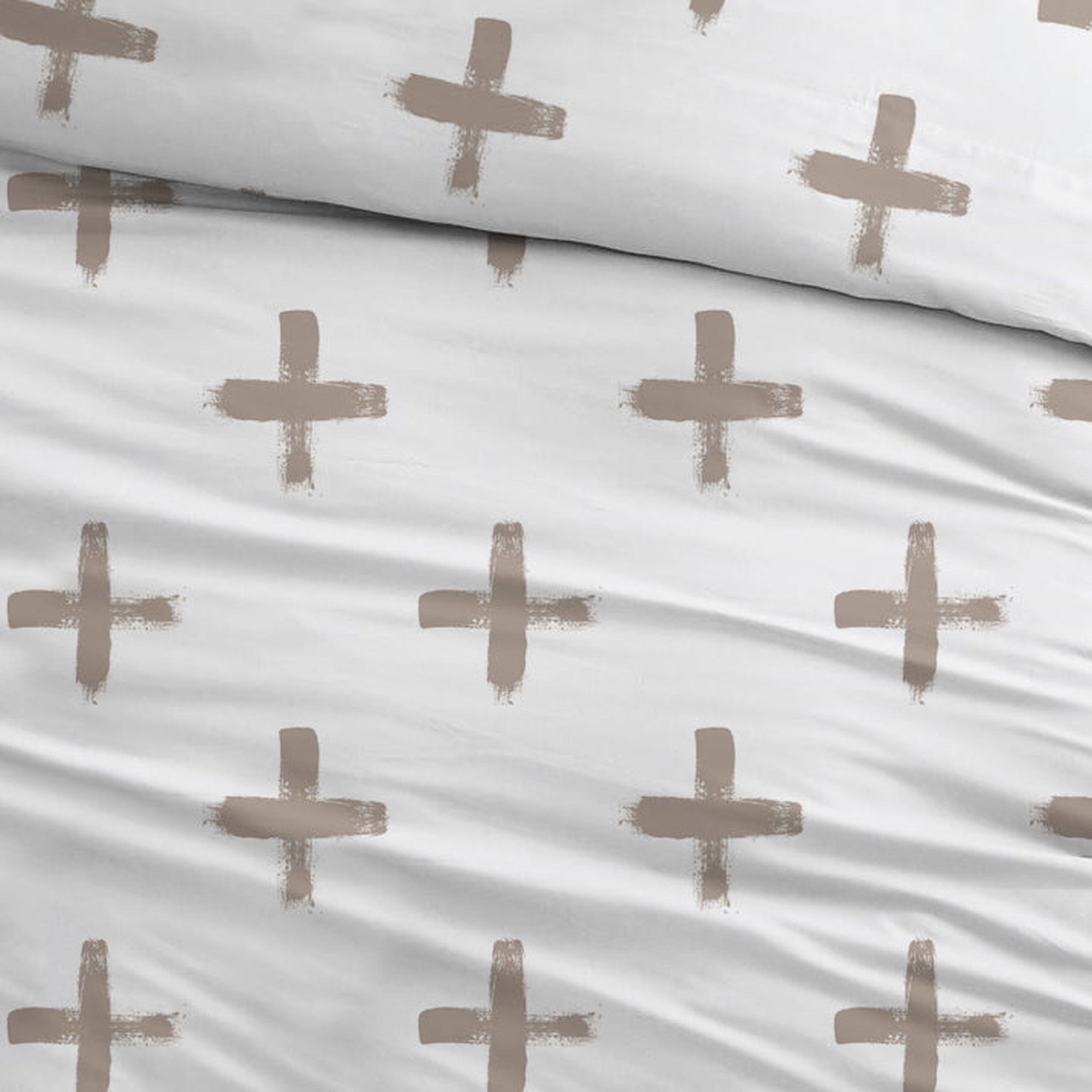 Sleepnight Lakenset katoen Kely, taupe