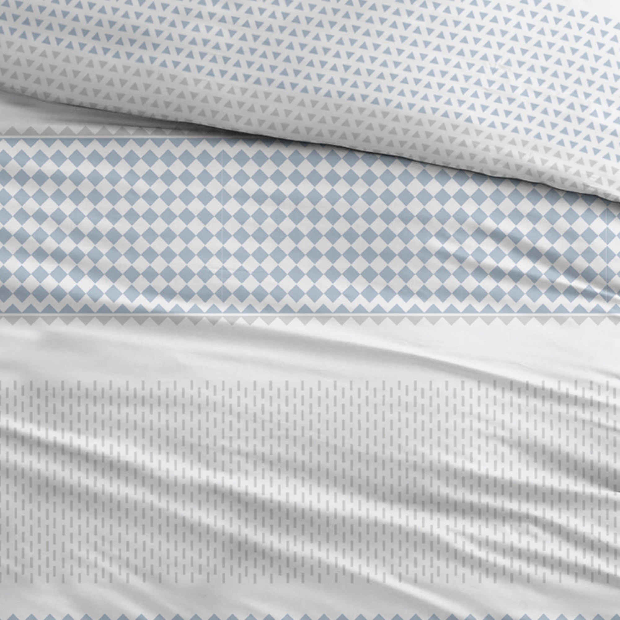 Sleepnight Lakenset katoen Kristien, blauw