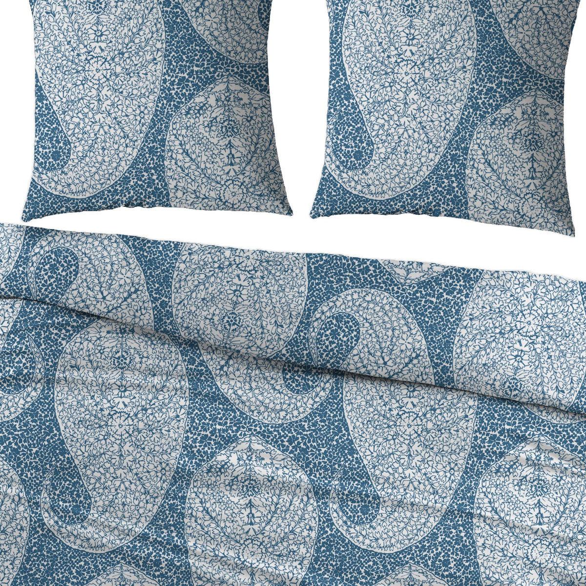 Sleepnight dekbedovertrek percale Asperges bleu