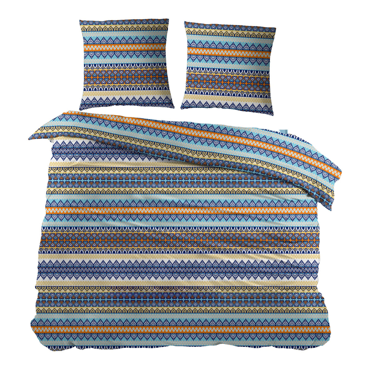Sleepnight dekbedovertrek percale Concombre orange