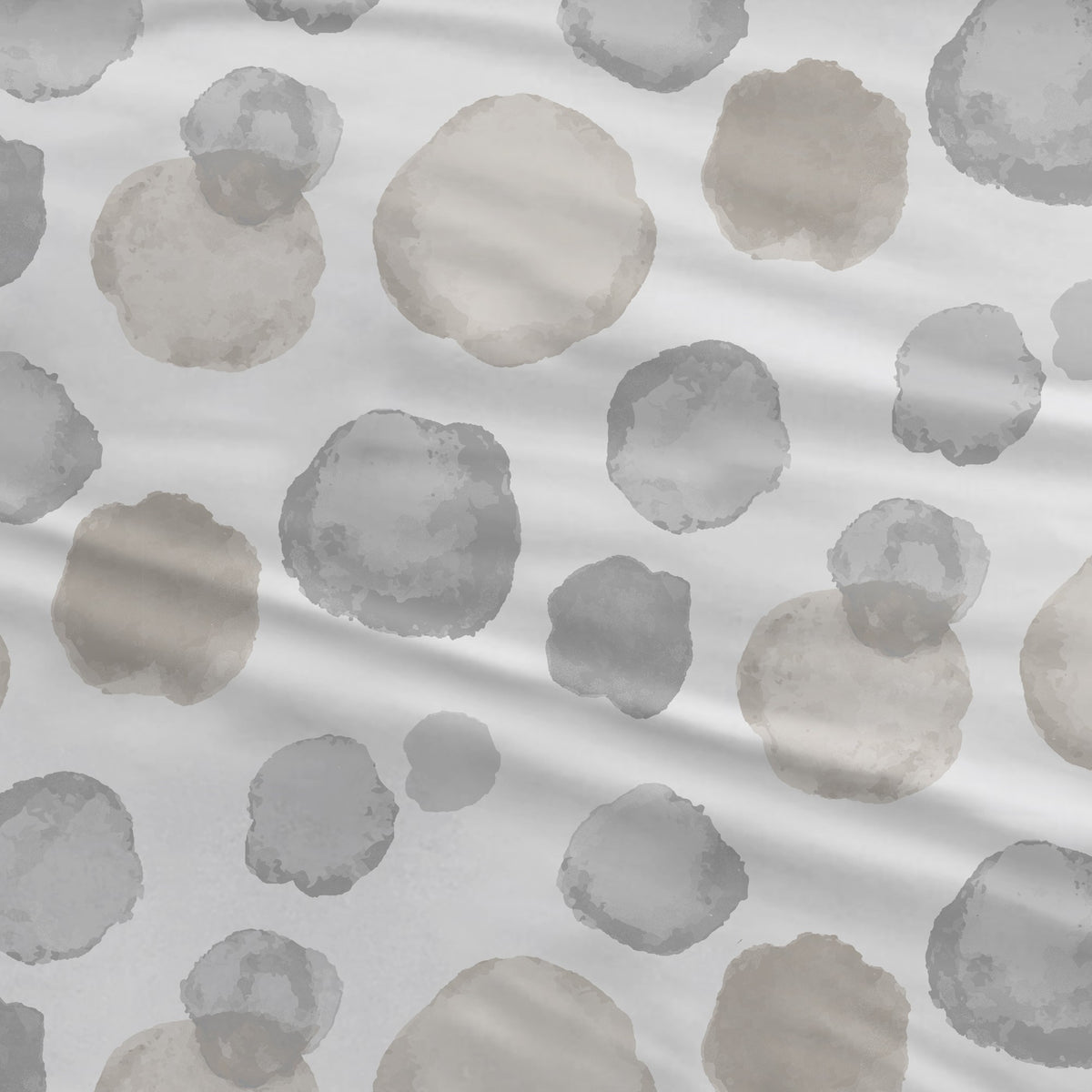 Sleepnight dekbedovertrek percale Fraises gris beige