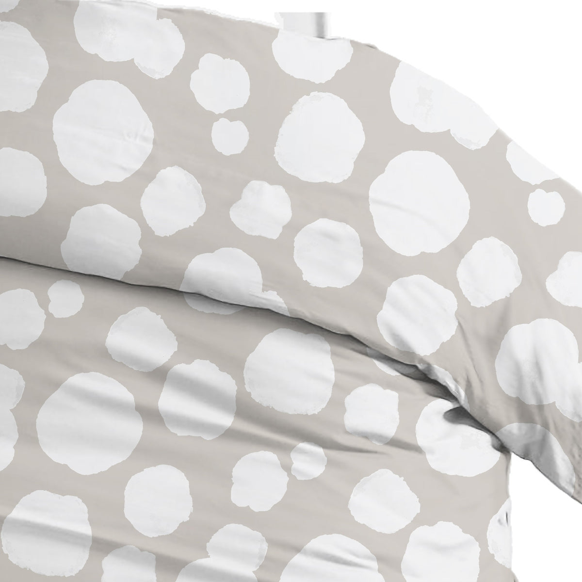 Sleepnight dekbedovertrek percale Framboises beige