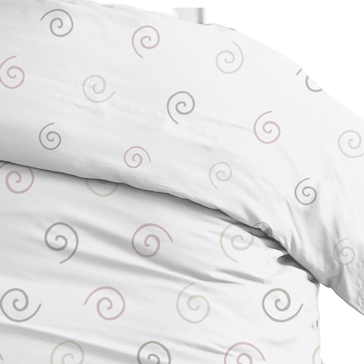 Sleepnight dekbedovertrek percale Raisins gris beige