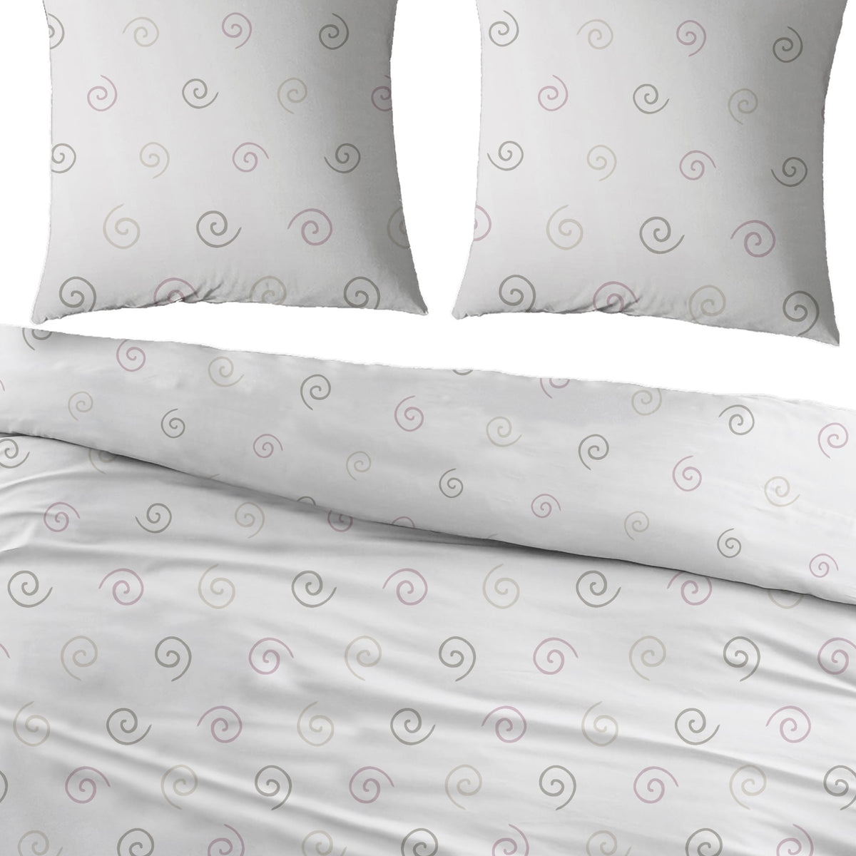 Sleepnight dekbedovertrek percale Raisins gris beige