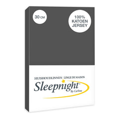 Sleepnight Hoeslaken Jersey 30 cm Antraciet