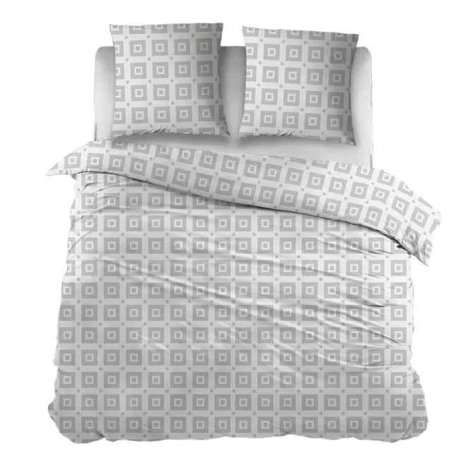 Sleepnight Lakenset Flanel Ilse Grijs