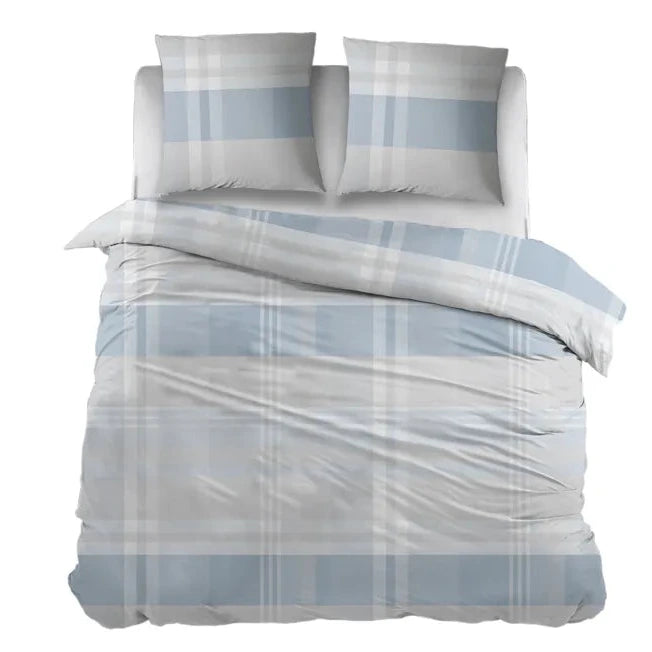 Sleepnight Lakenset Flanel Ineke Blauw