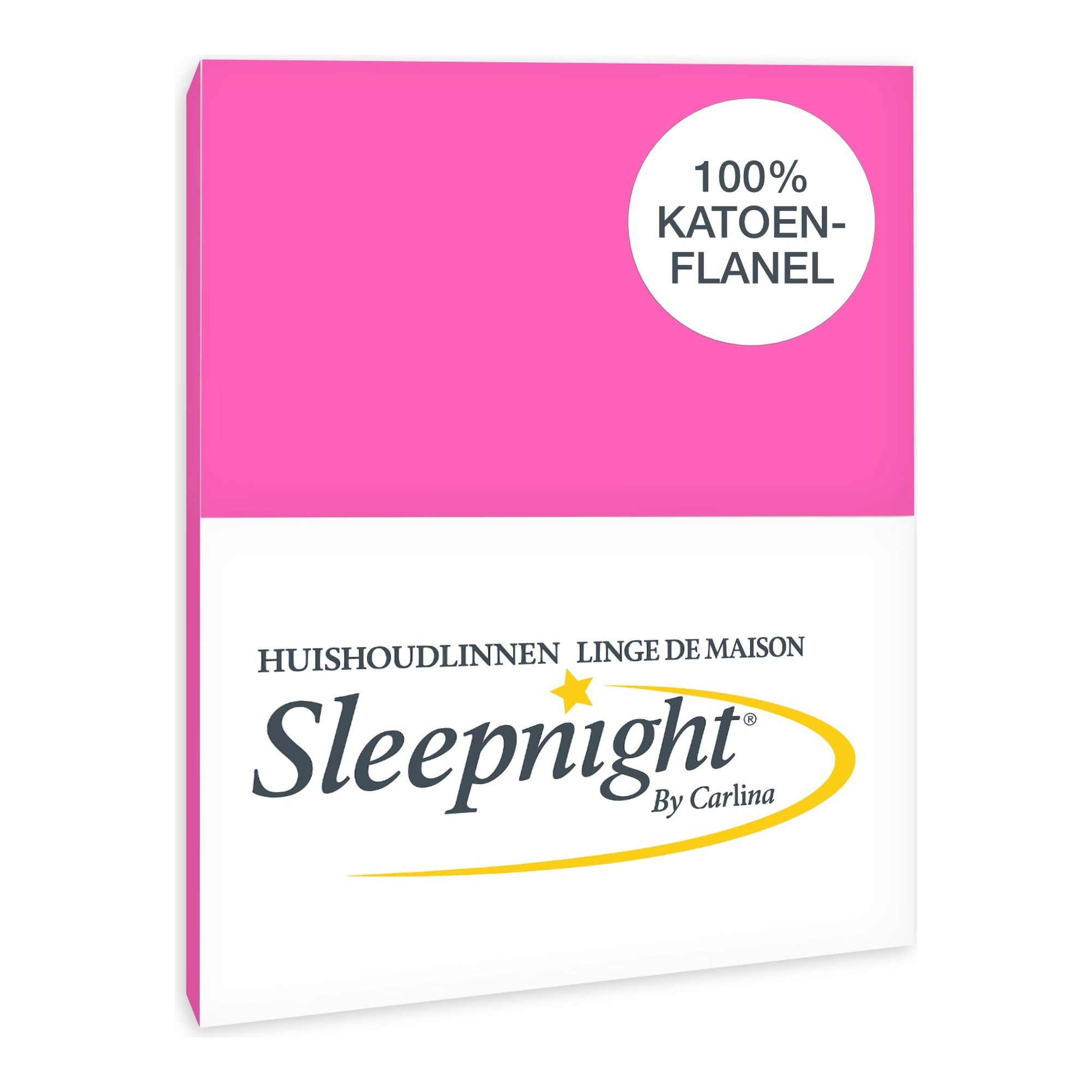 Sleepnight kussensloop flanel Fuchsia
