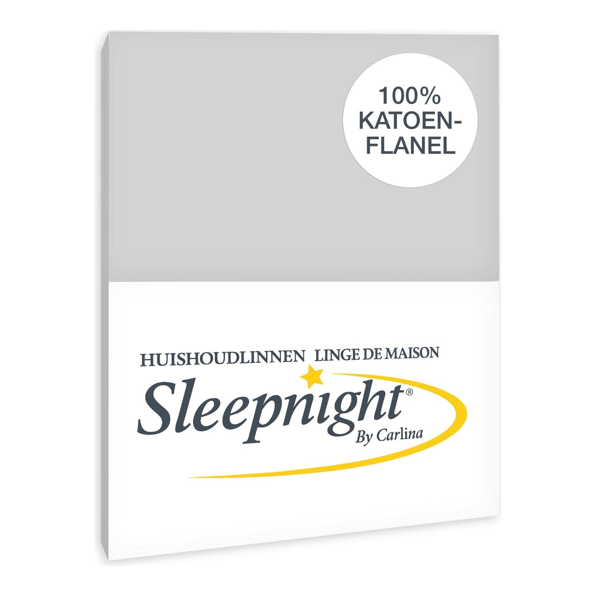 Sleepnight kussensloop flanel grijs