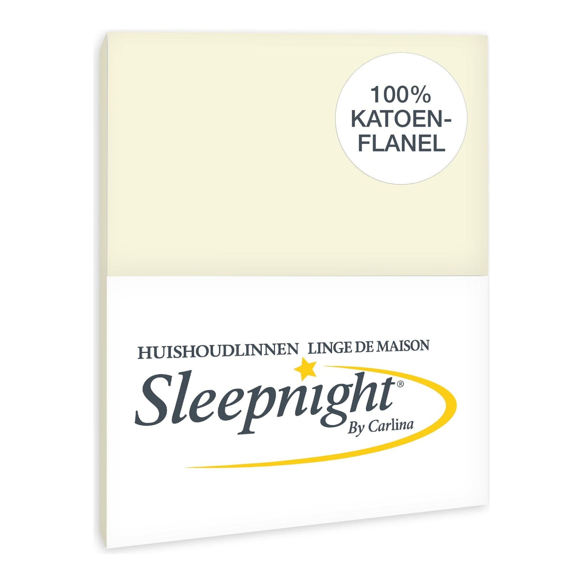 Sleepnight kussensloop flanel ivoor