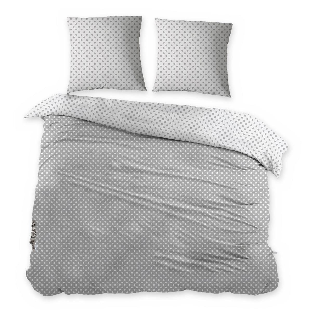 Sleepnight lakenset flanel Pierrot grijs