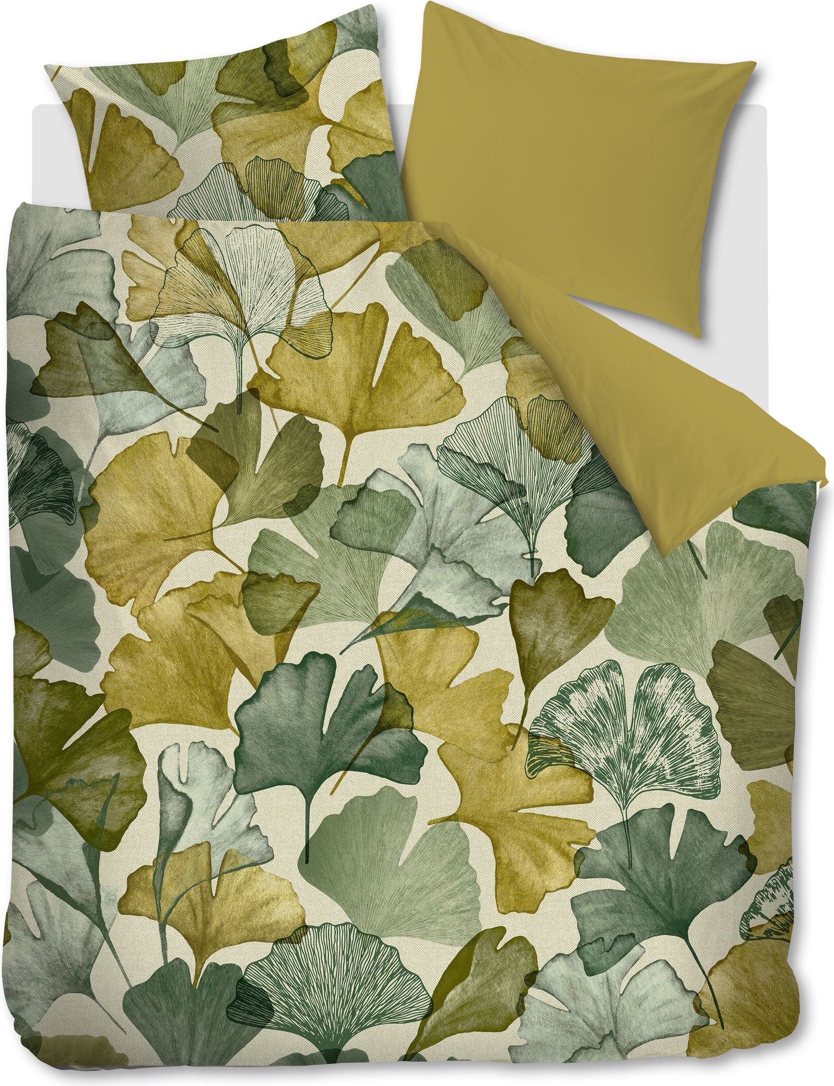 Beddinghouse Dekbedovertrek Katoen Suma - Groen