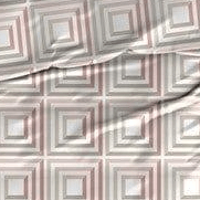 Satin d'Or Bettbezug Satin Tiles Rose