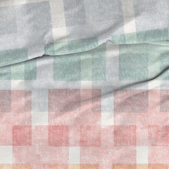 Satin d'Or Dekbedovertrek Satijn Trottine Multi Pastel