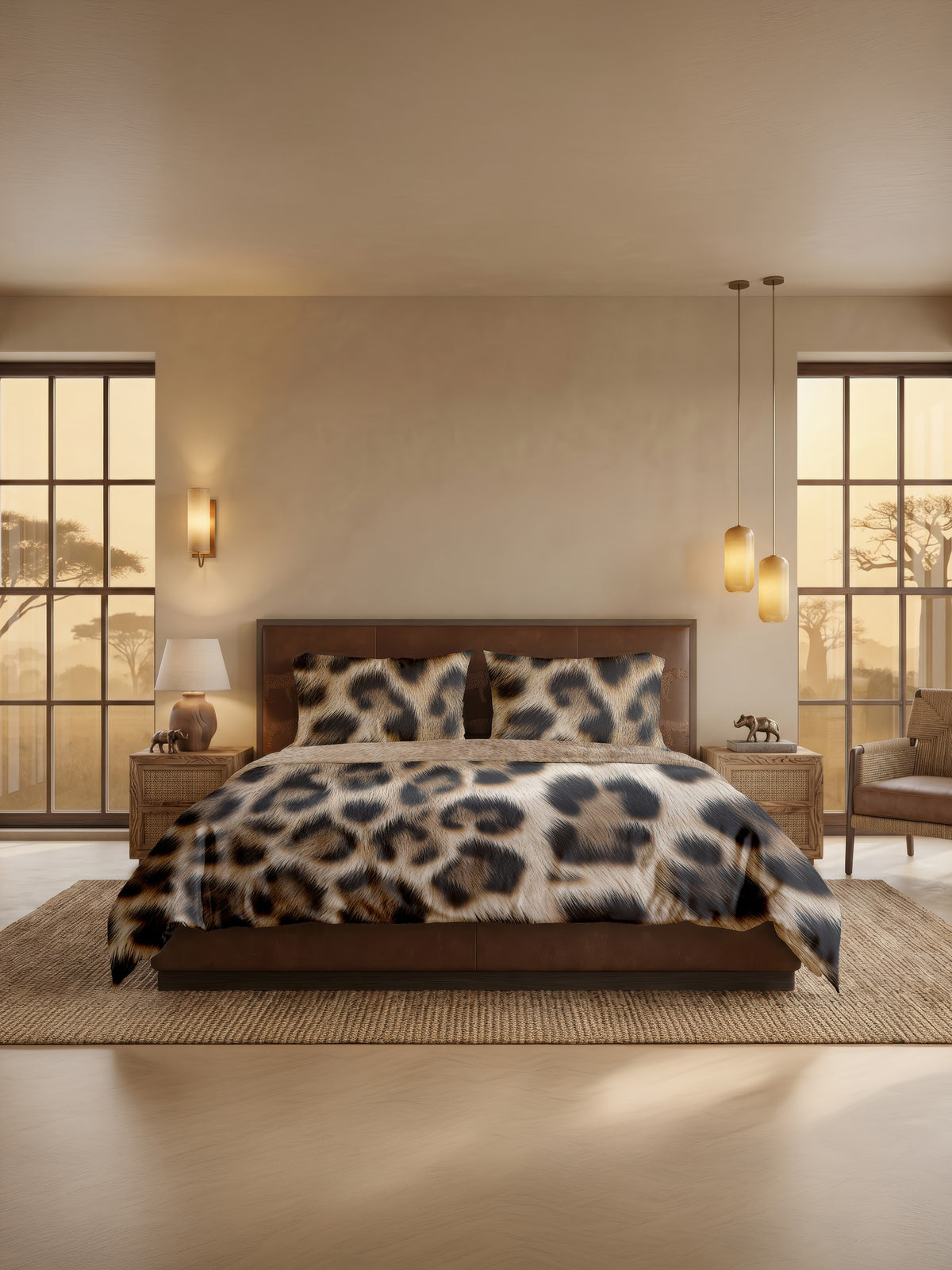 Heckettlane Dekbedovertrek Katoen Twill Nairobi Natural