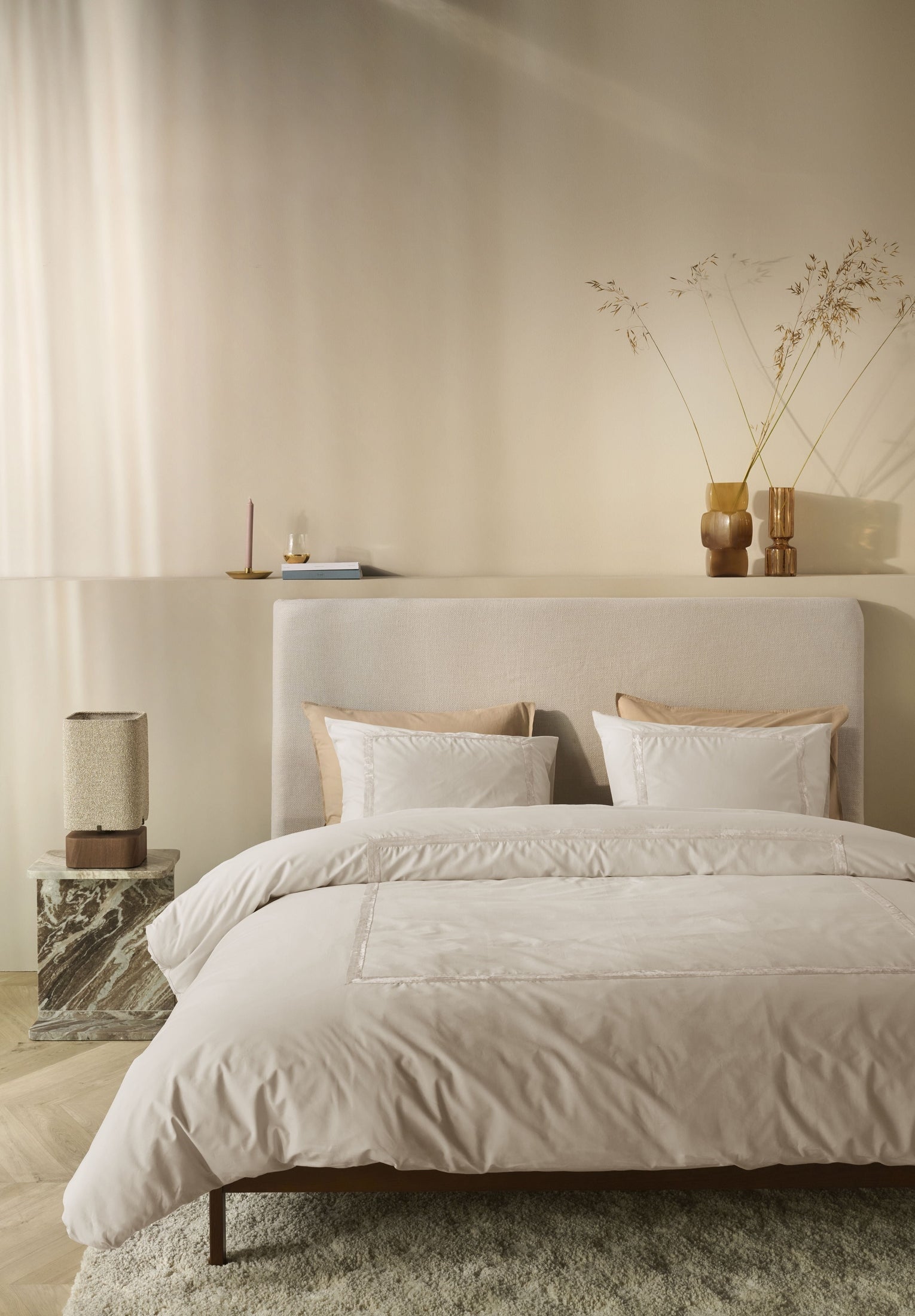 Beddinghouse Dekbedovertrek Percale Vashti - Zand