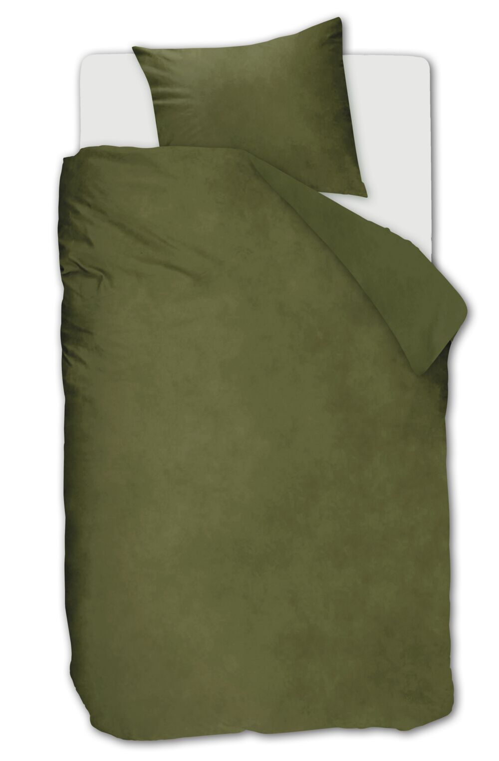 Ambiante Dekbedovertrek Velvet Groen