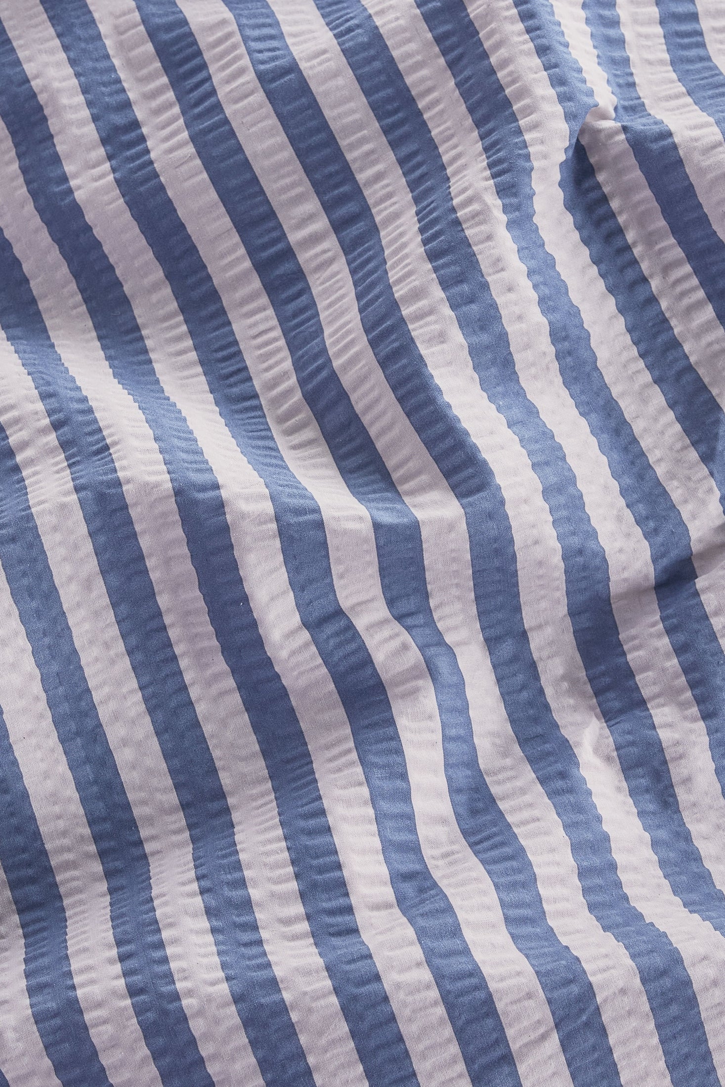 Beddinghouse Dekbedovertrek Seersucker Veya - Blauw