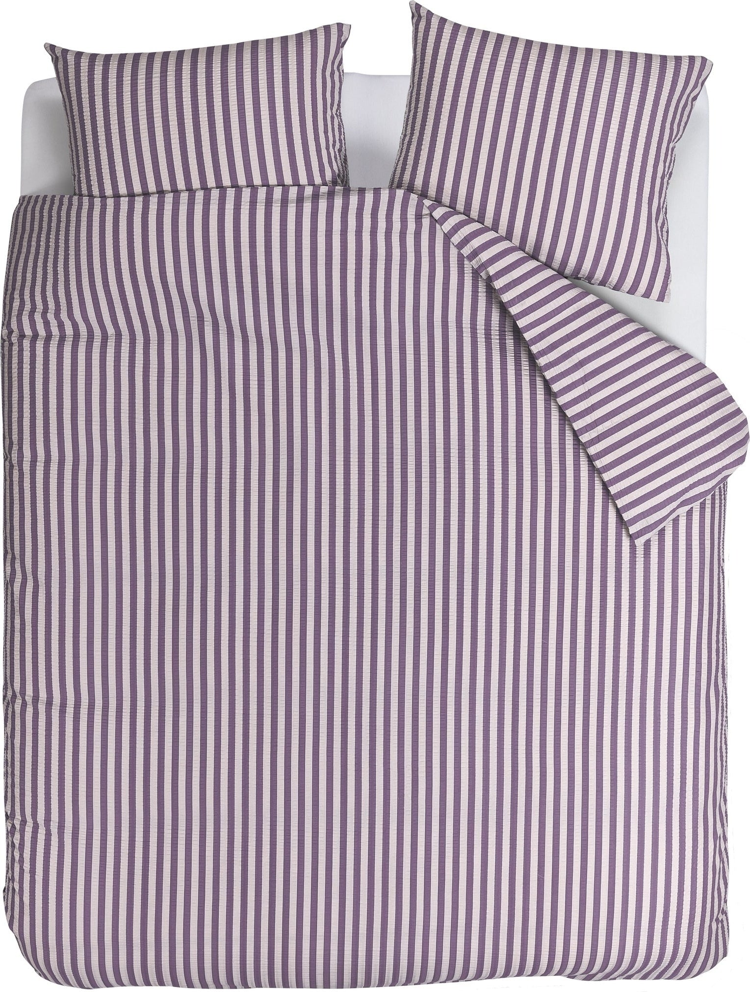 Beddinghouse Dekbedovertrek Seersucker Veya - Mauve