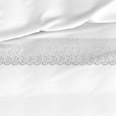 Housse de couette Romanette Coton Vienna Blanc