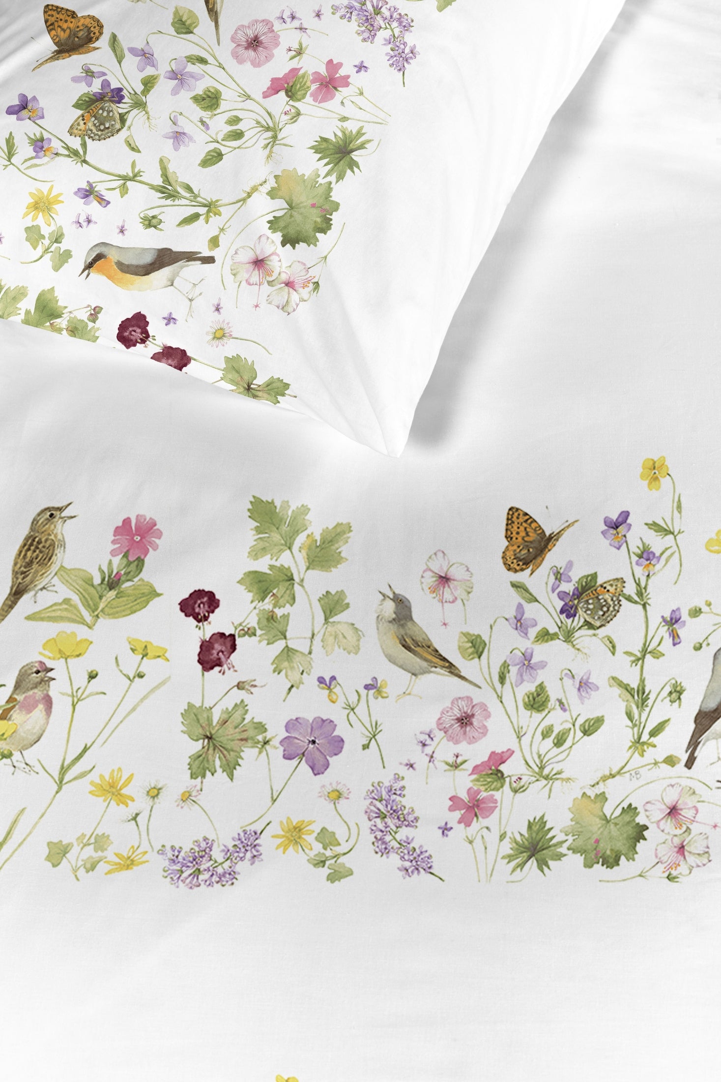 Marjolein Bastin Dekbedovertrek Katoen Whispring Garden - Multi