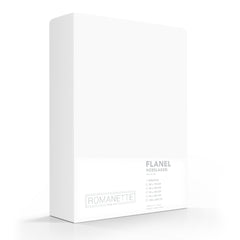 Romanette Hoeslaken Flanel Wit