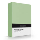 Romanette hoeslaken double jersey Dusty Green