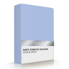 Romanette hoeslaken velours bleu #kleur_bleu