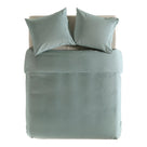 Yellow dekbedovertrek Chambray Jade Green katoen