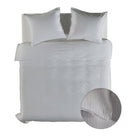 Yellow dekbedovertrek Suite Guadeloupe Vaporous Grey mousseline