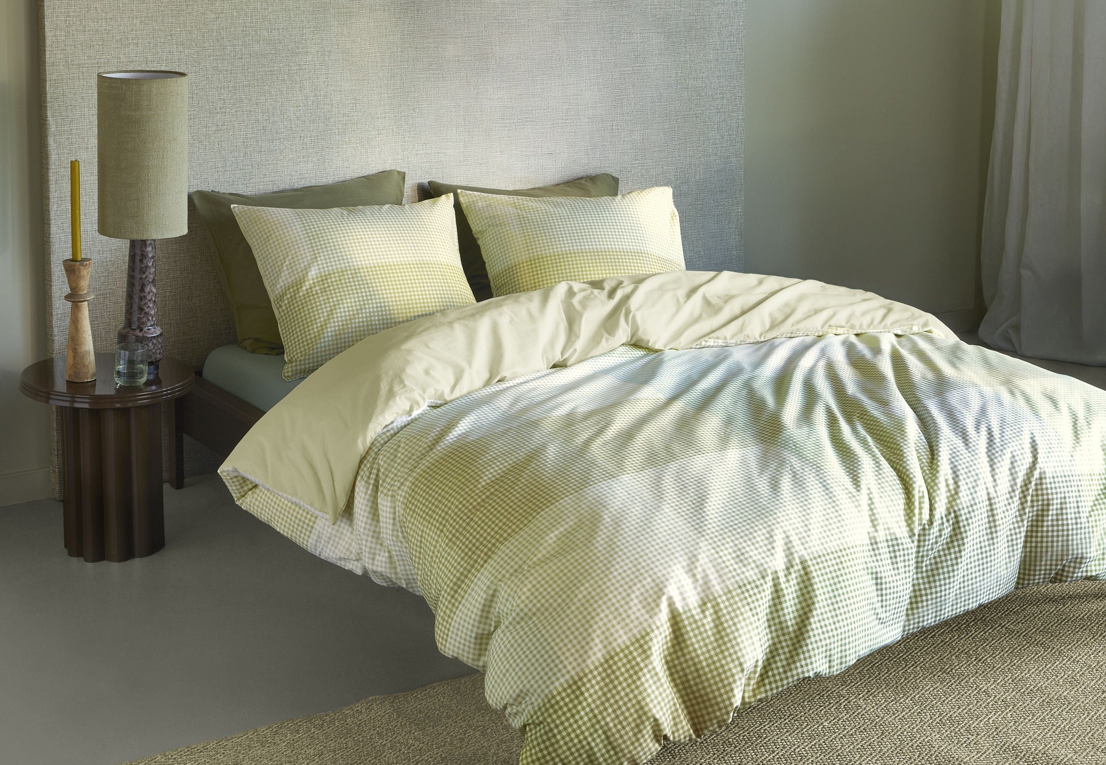 Beddinghouse Dekbedovertrek Katoen Zira - Groen