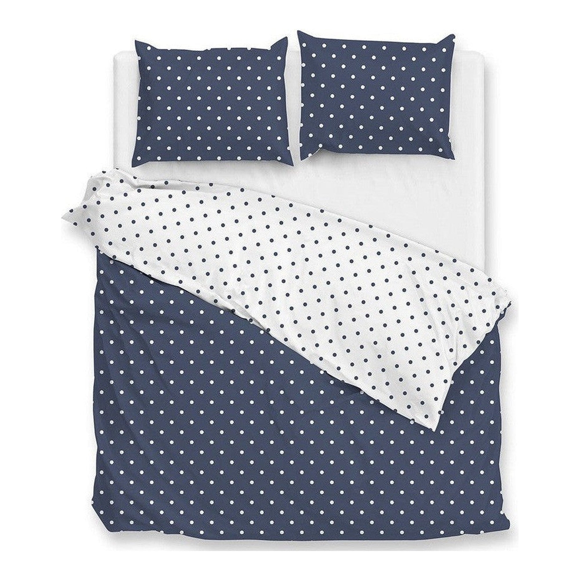 Zo Home dekbedovertrek katoen Punta di Cotone Martitime Blue