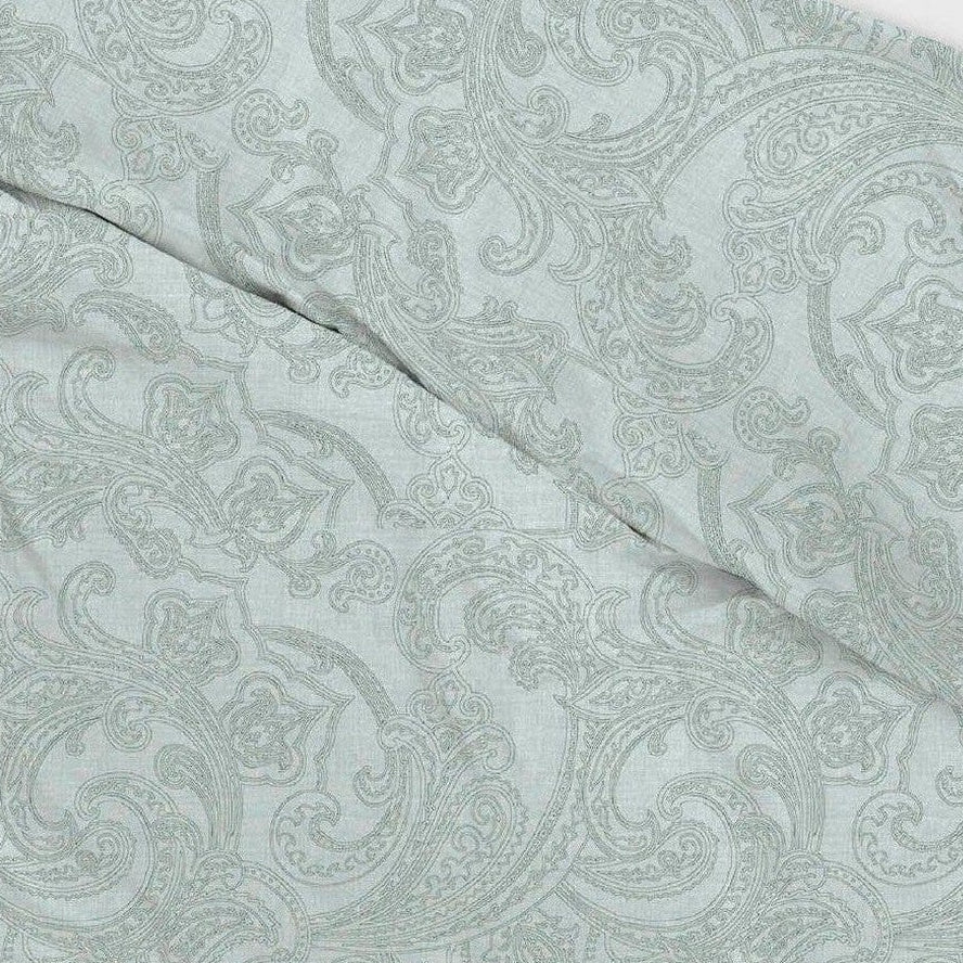 Zo Home Dekbedovertrek Katoen Paisley di Lino Mint Green