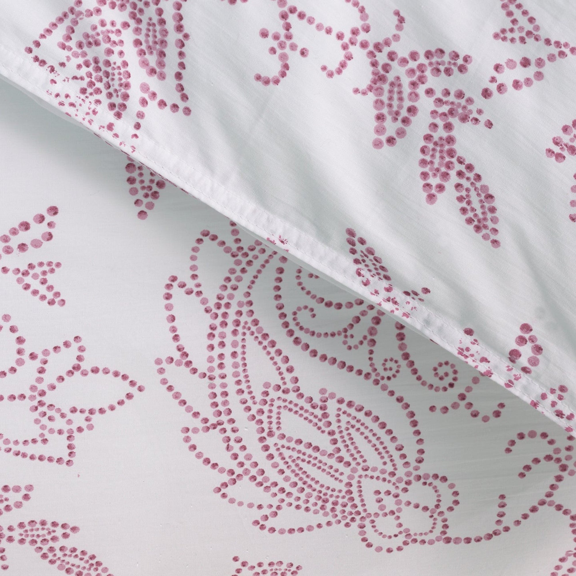 Zo Home dekbedovertrek Indiano Lilac Pink katoen percale