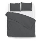 Zo Home dekbedovertrek satijn Satinado Classic Anthracite