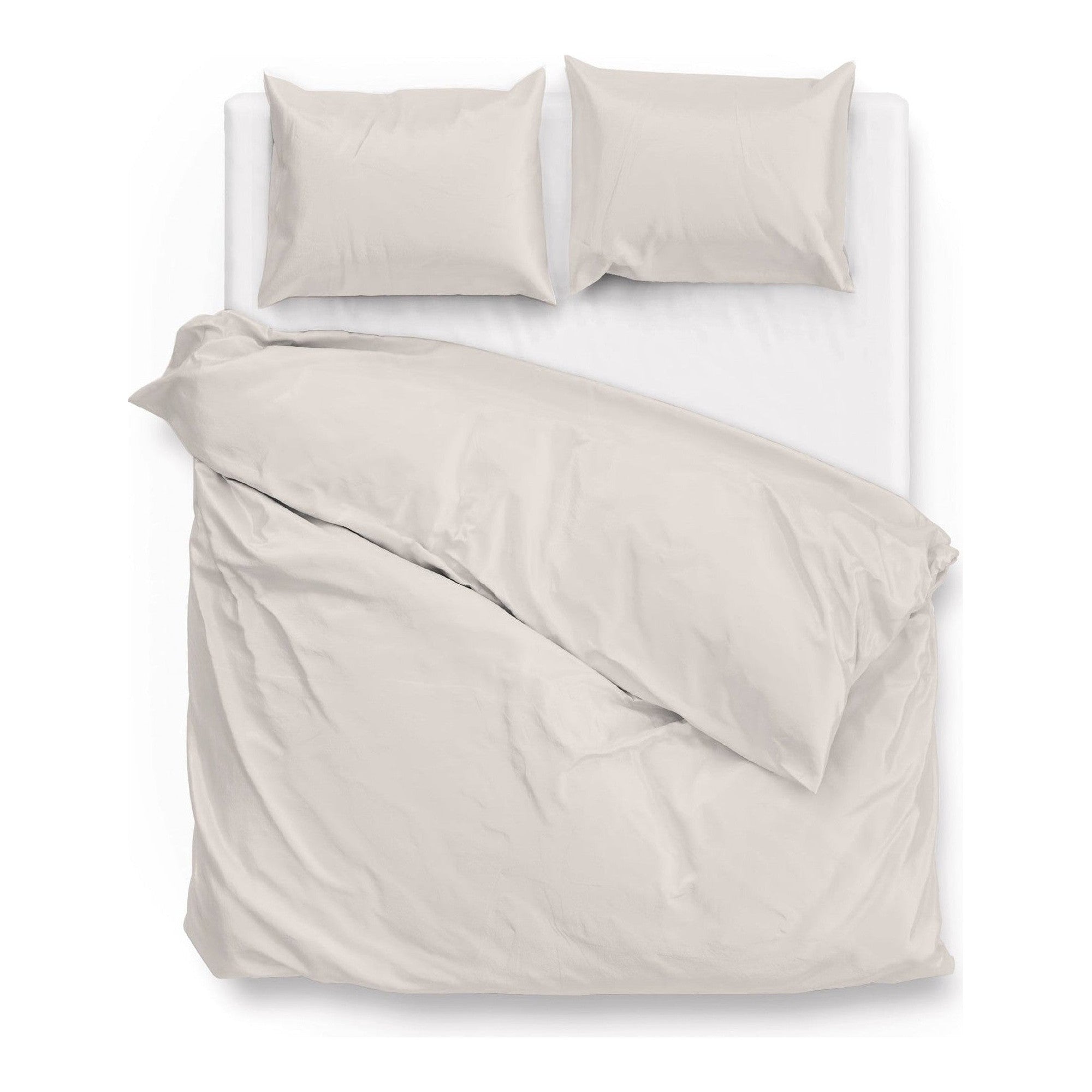 Zo Home dekbedovertrek satijn Satinado Off-White