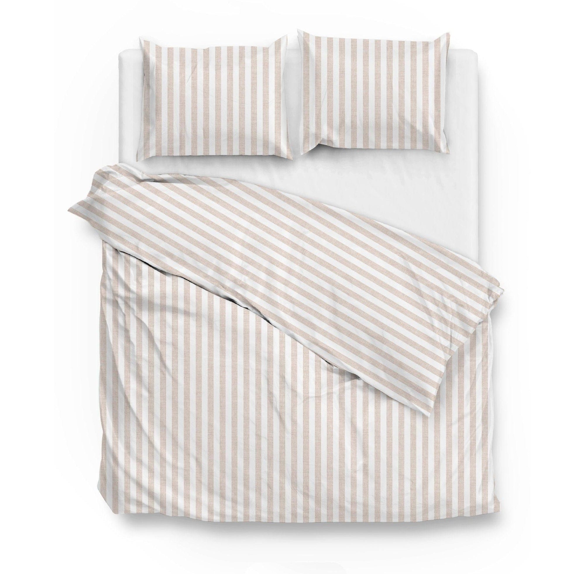 Zo Home Dekbedovertrek Zo Home Dekbedovertrek Banda-di-Lino Sandy-Beige Katoen