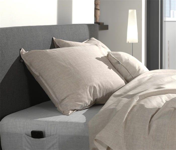 Zo Home Kussensloop Zo Home Kussensloop Lino Katoen #kleur_sandy beige