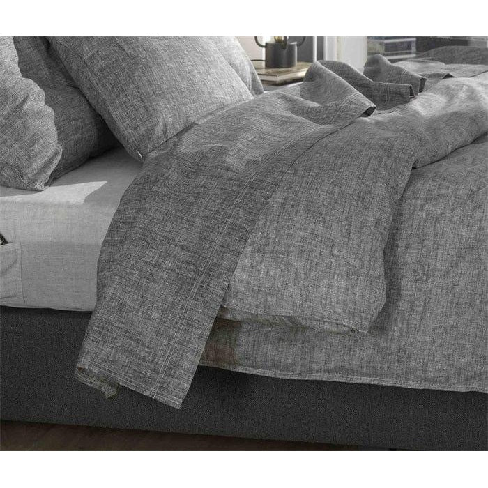 Zo Home Laken Zo Home Laken Lino Katoen #kleur_dark grey