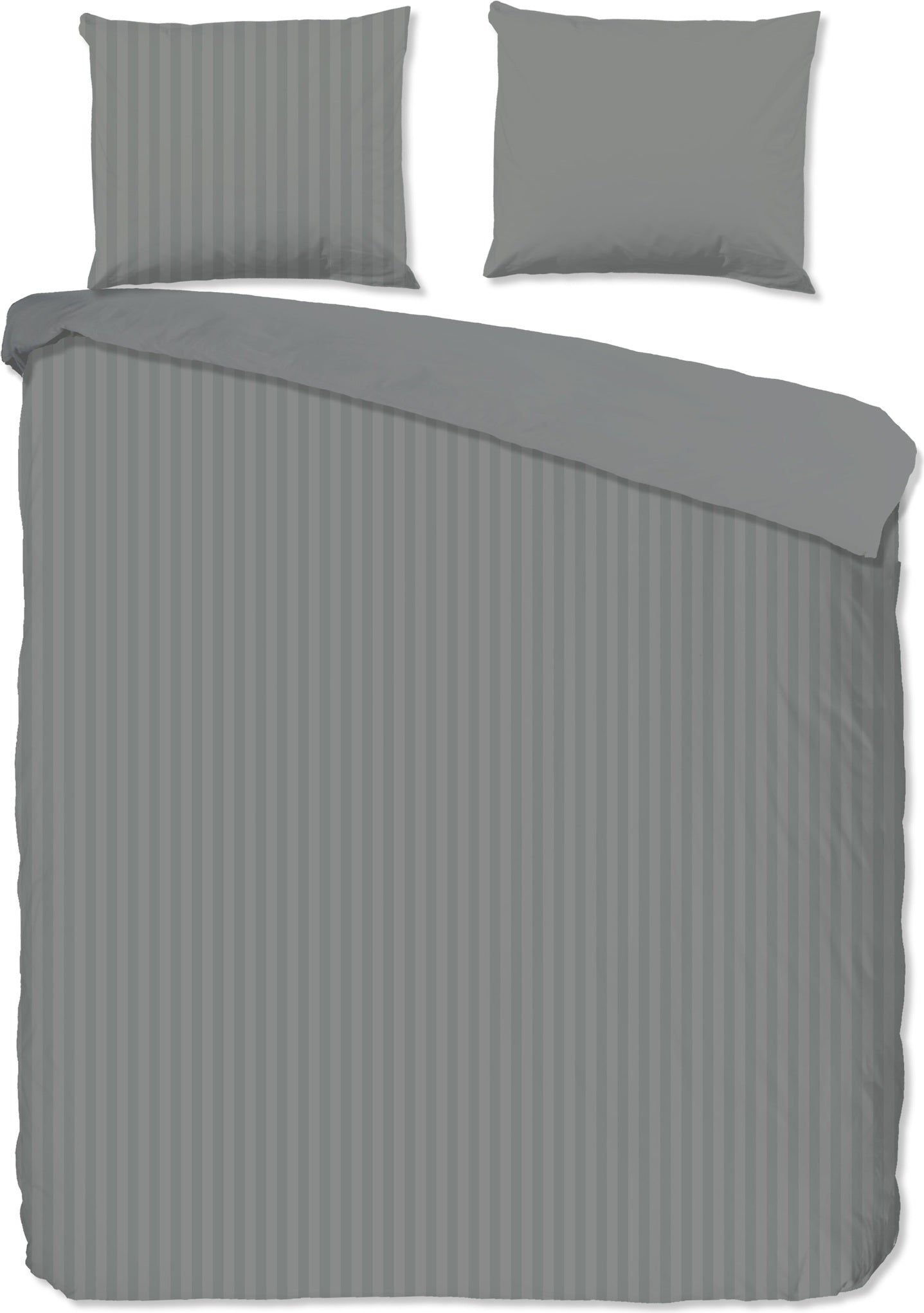 Descanso Dekbedovertrek Satijn Hotel Sevilla - Grey