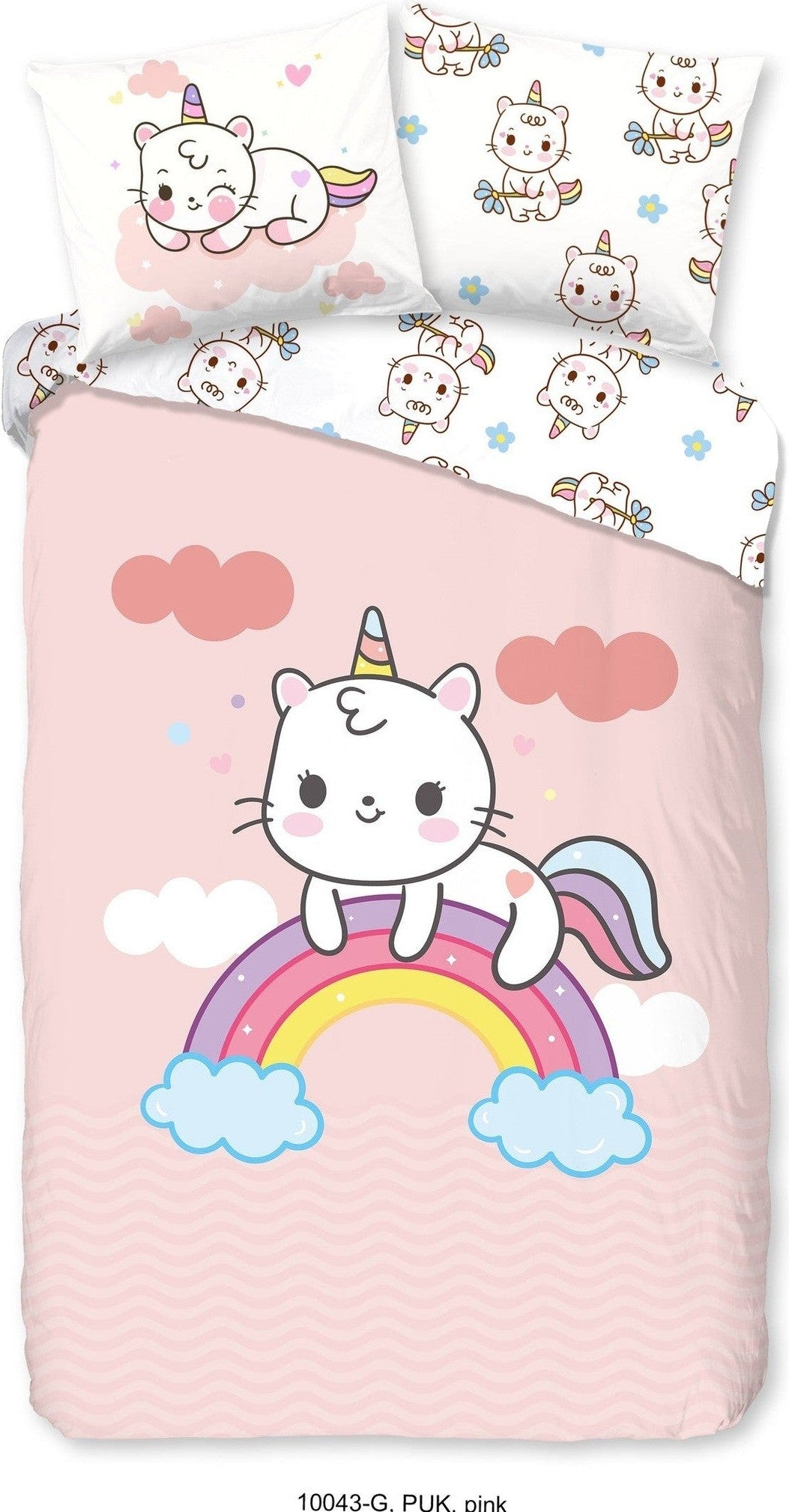 Good Morning Bettbezug Baumwolle Puk Pink