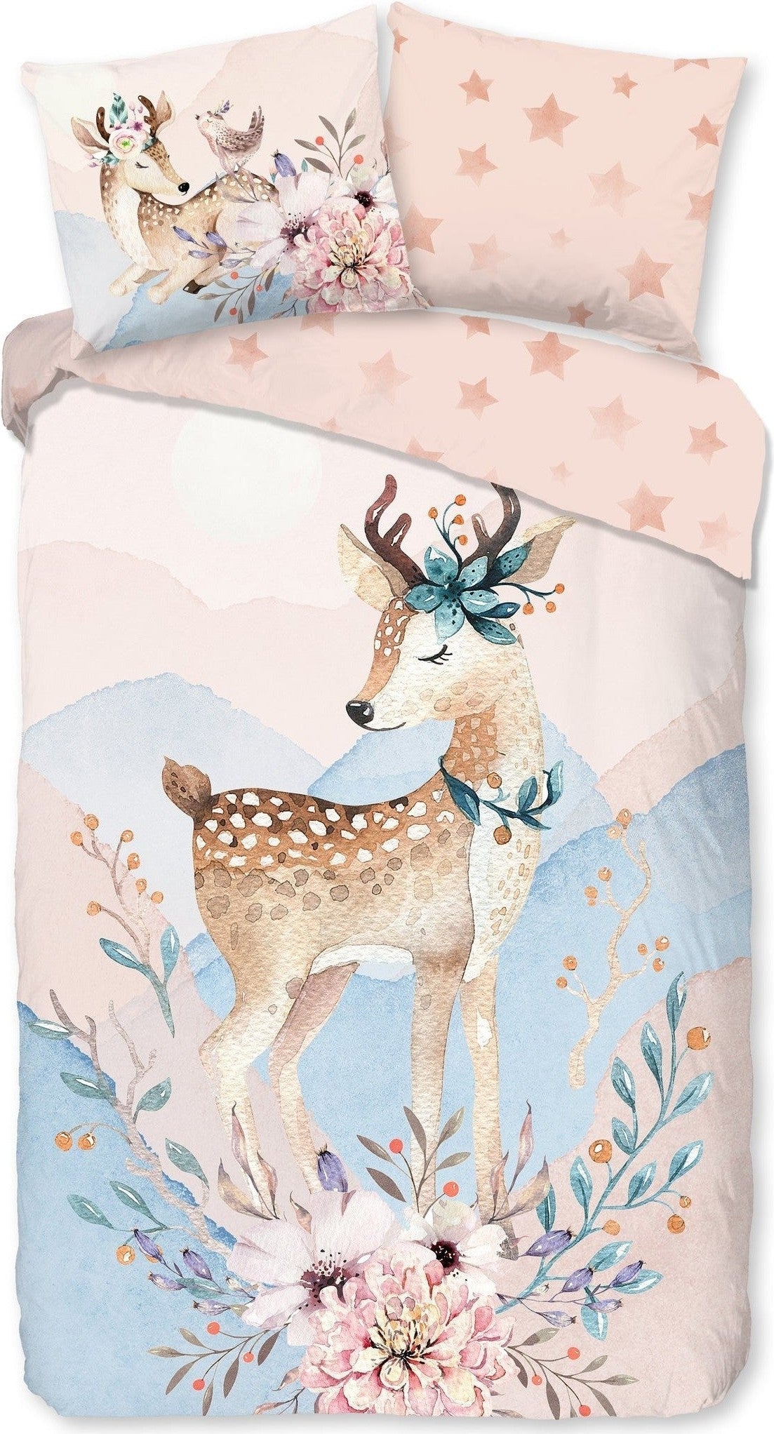 Good Morning Housse de couette Flanelle Josy Multi