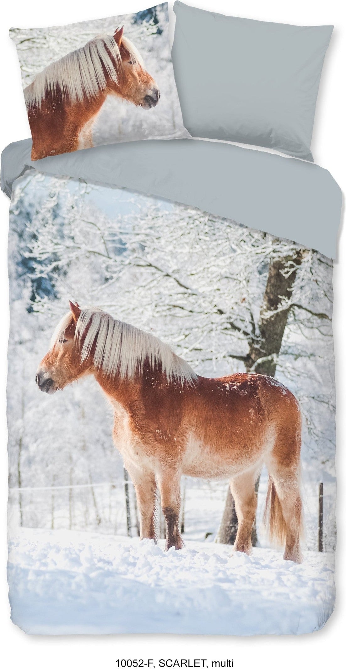 Good Morning Housse de couette Flanelle Scarlet Multi